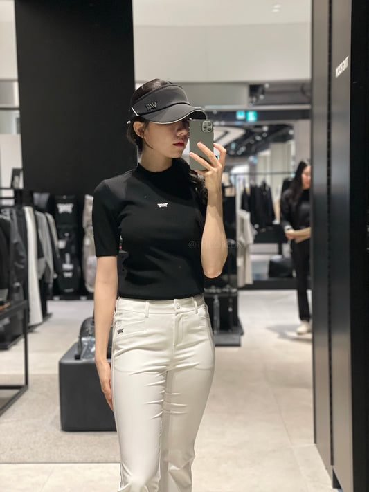 PXG | Women Short Sleeve Mock Neck Sweater