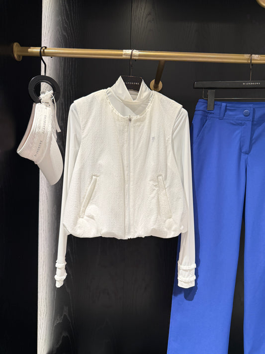 ST. ANDREWS | Women's Logo Embroidered Back-Banded Wide Pants