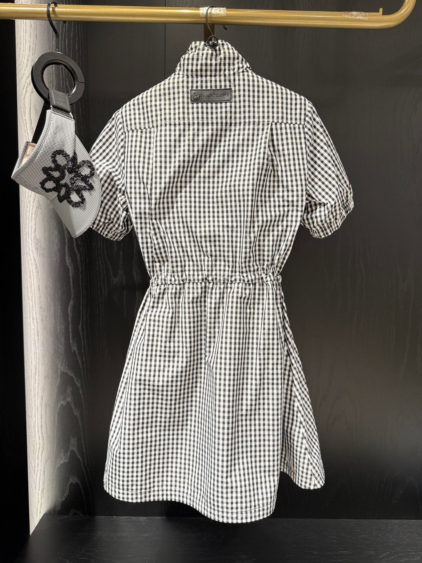 ST. ANDREWS | Women's Gingham Check String Polo Dress