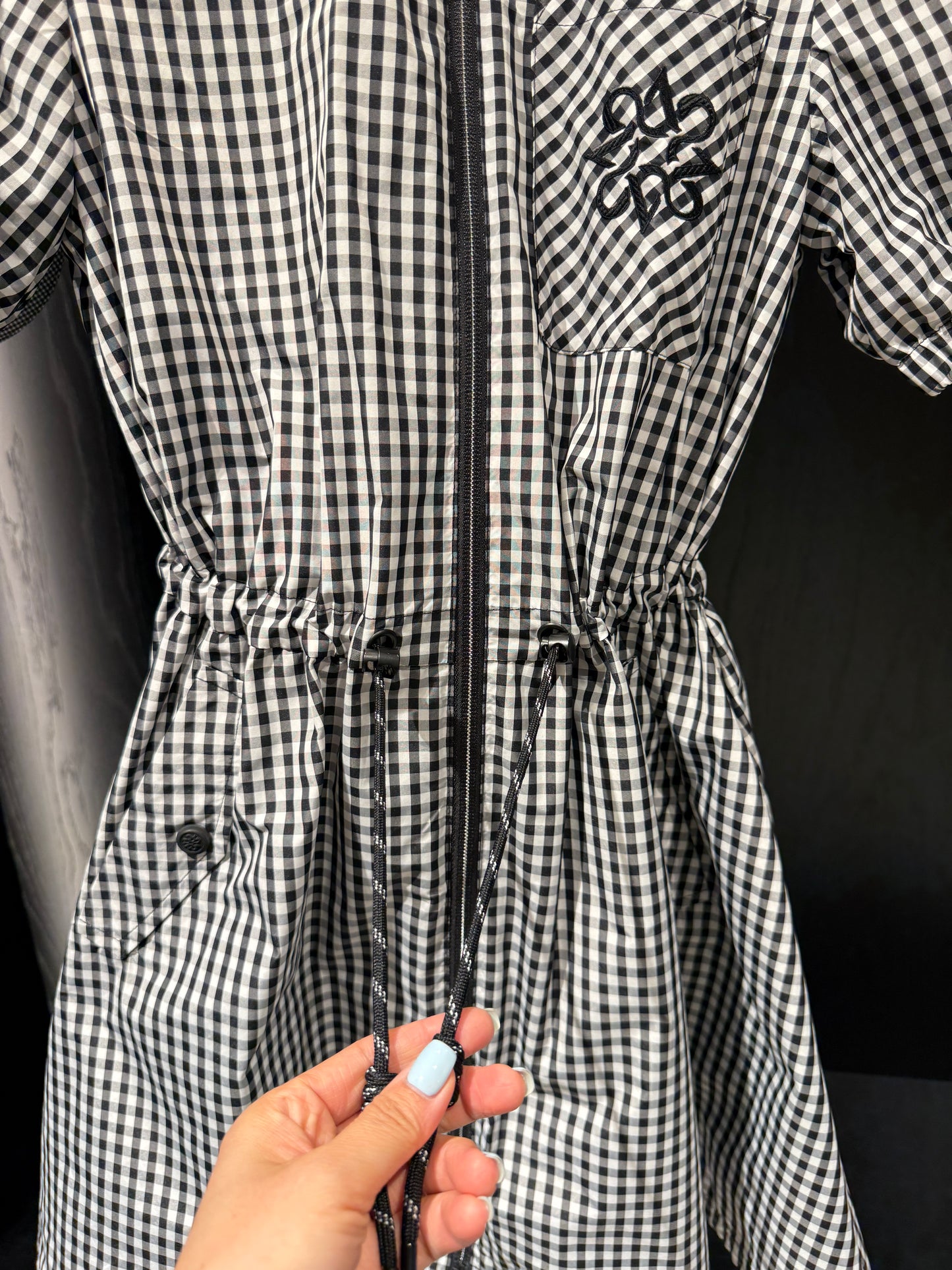 ST. ANDREWS | Women's Gingham Check String Polo Dress