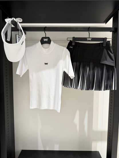 PXG | Women Short Sleeve Mock Neck Sweater