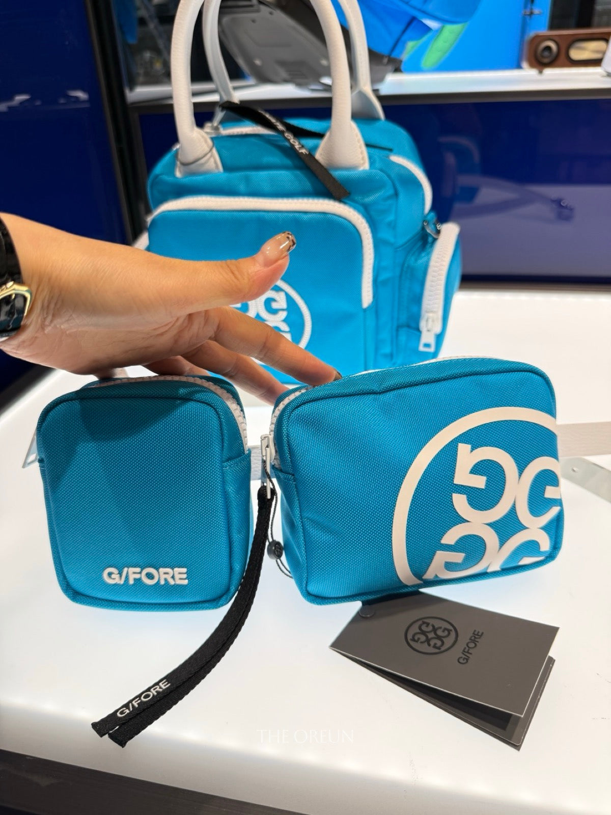 G/Fore KOREA | STRAP POCKET BAG (Blue)