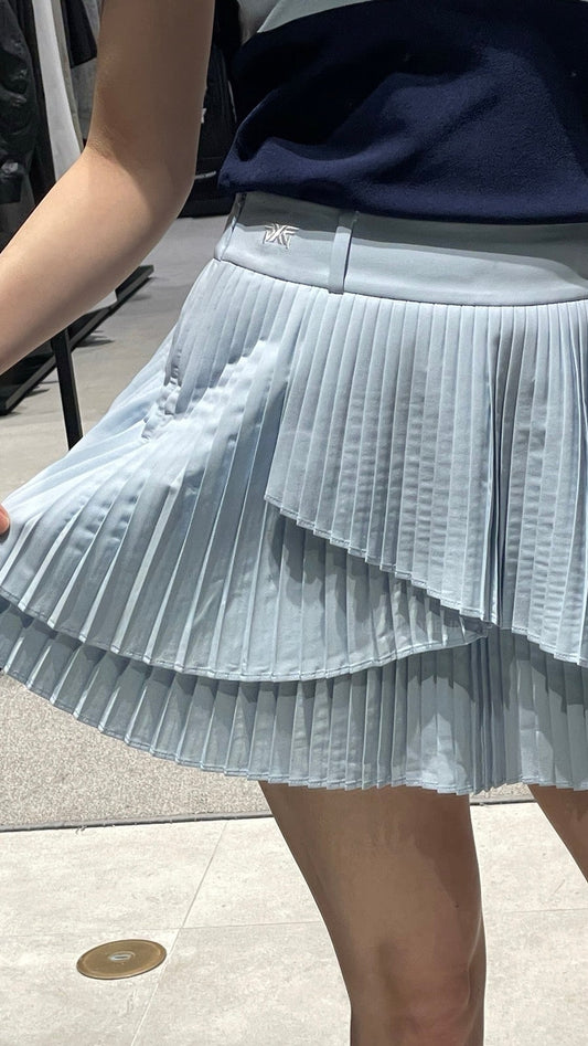 light blue golf skirt
