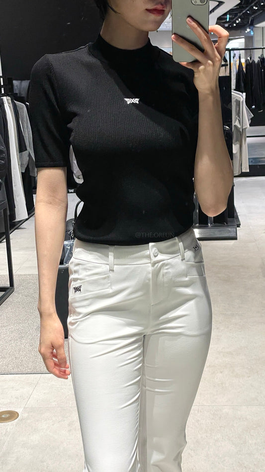 PXG | Women Short Sleeve Mock Neck Sweater