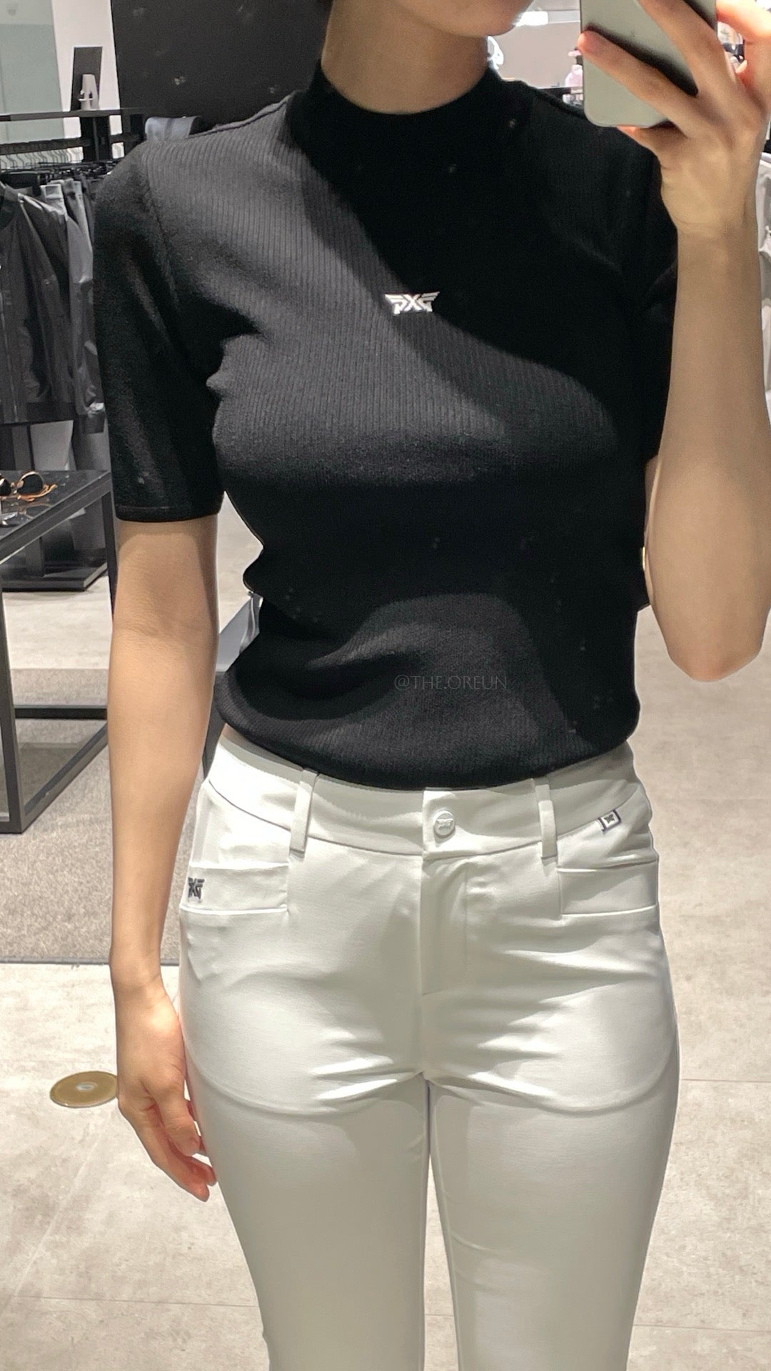 PXG | Women Short Sleeve Mock Neck Sweater